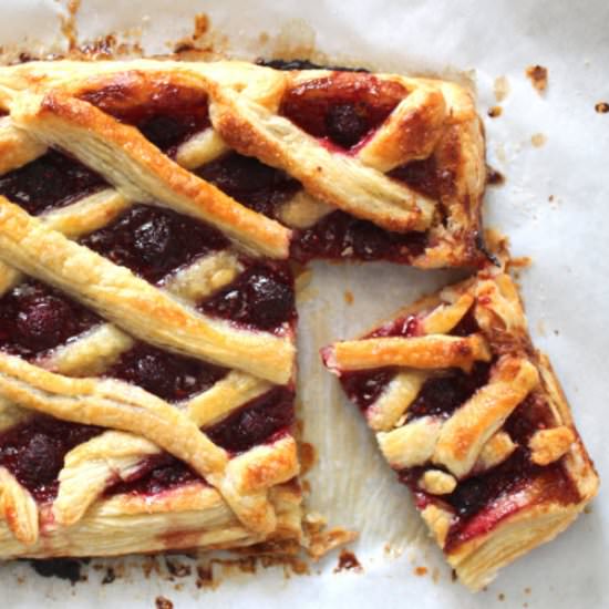 Raspberry Tart Puff Pastry