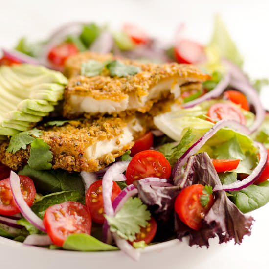 Southwest Tortilla Crusted Tilapia