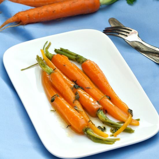 Honey Glazed Baby Carrots