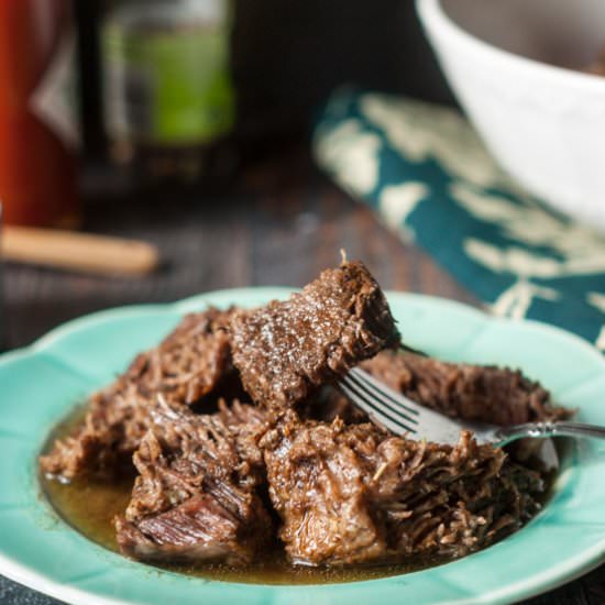 Low Carb Balsamic Beef -Instant Pot