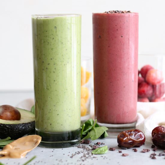 Two healthy smoothies!