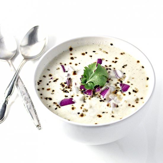 {DF} Creamy Garlic and Onion Soup