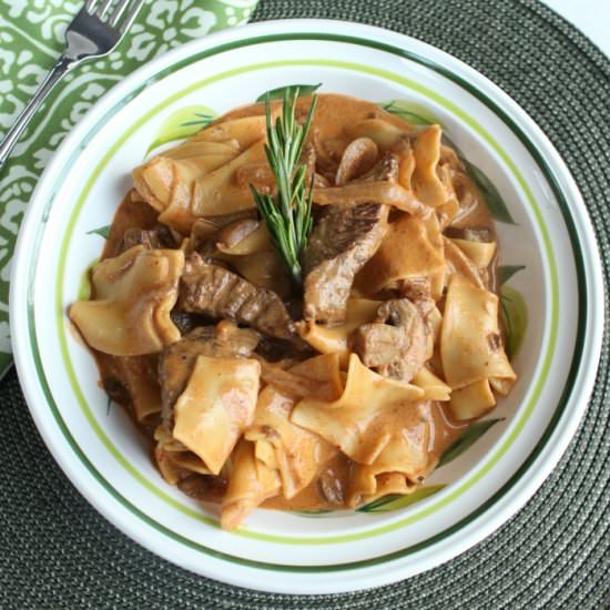 Magyar Beef Paprikash