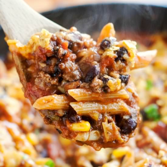 20 Minute Taco Pasta