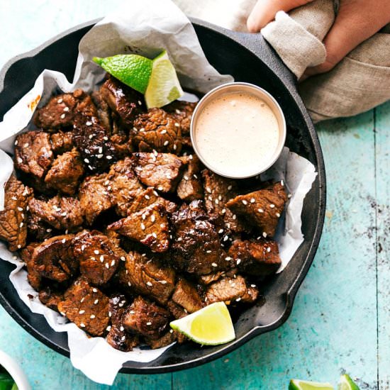 Easy Asian Steak Bites