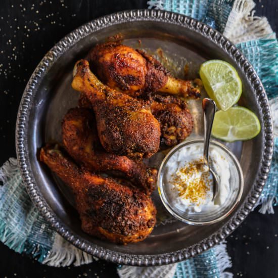 Turmeric & Honey Glazed Drumsticks