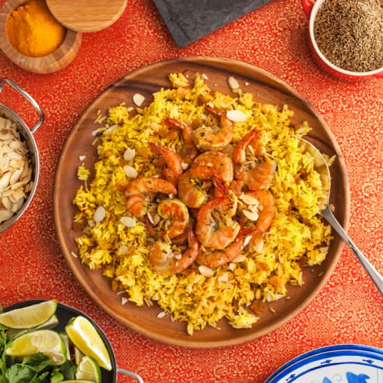 Gluten Free Shrimp Biryani