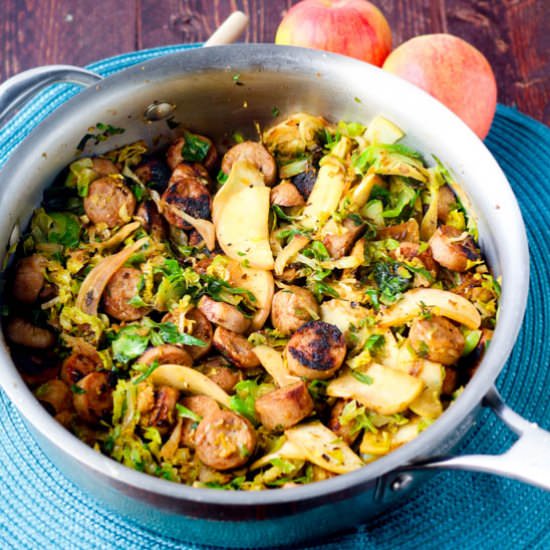 Chicken & Brussels Sprouts Skillet