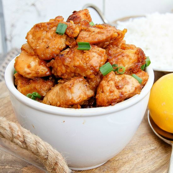 Gluten Free Honey Lemon Chicken