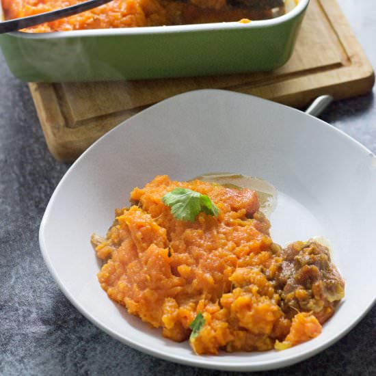 Healthy Moroccan Cottage Pie