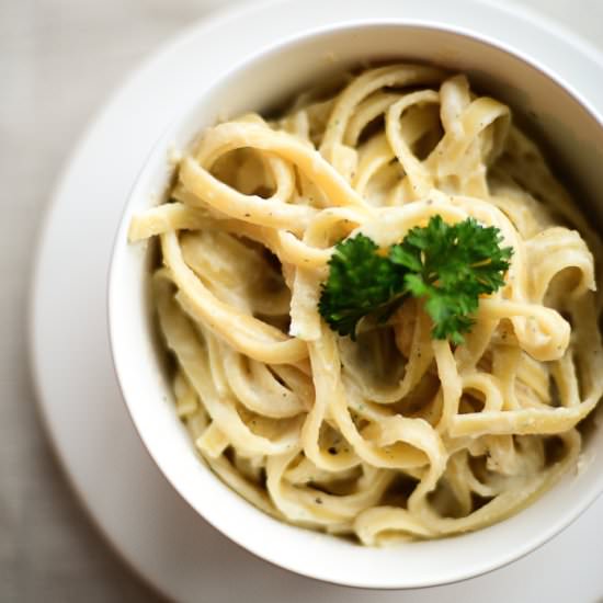 Vegan Fettuccine ‘Alfredo’
