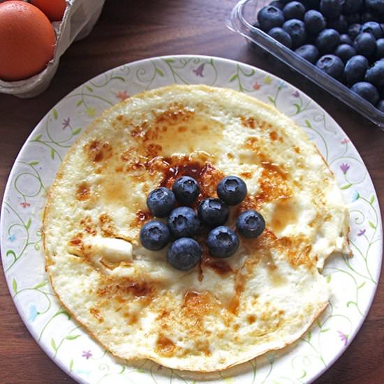 2 Ingredient Protein Pancakes