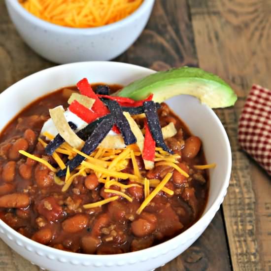 Easy Homemade Red Chili