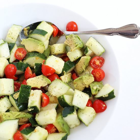 TOMATO AVOCADO CUCUMBER SALAD