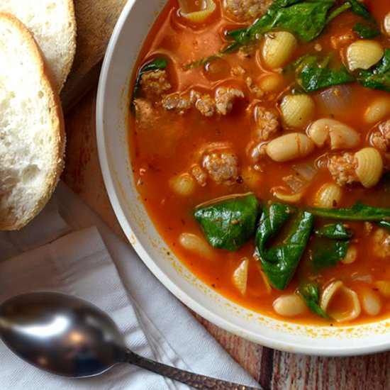 White Bean & Sausage Soup