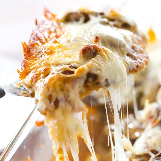 Cheesy Chicken with Mushrooms