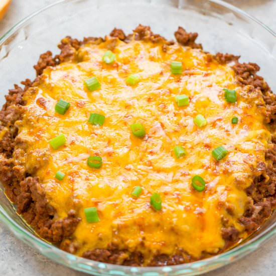 Cheesy Sloppy Joe Dip