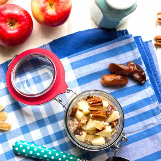 APPLE PIE CHIA OVERNIGHT OATS