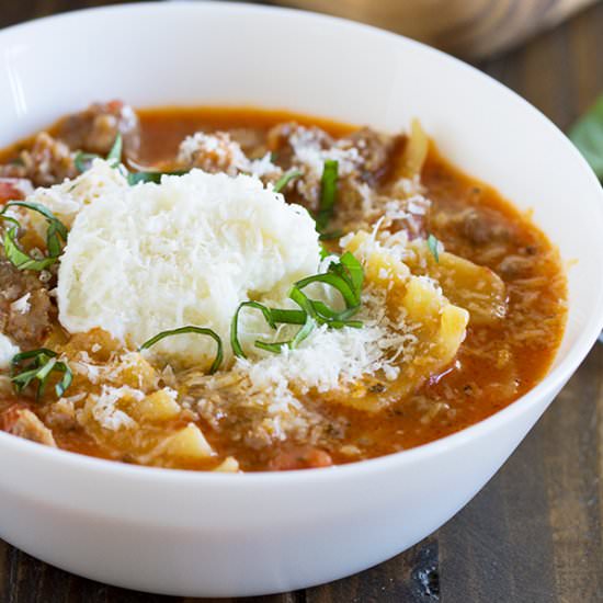 Lasagna Soup Recipe