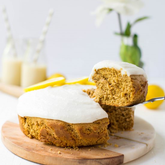 Lemon Tahini Cake