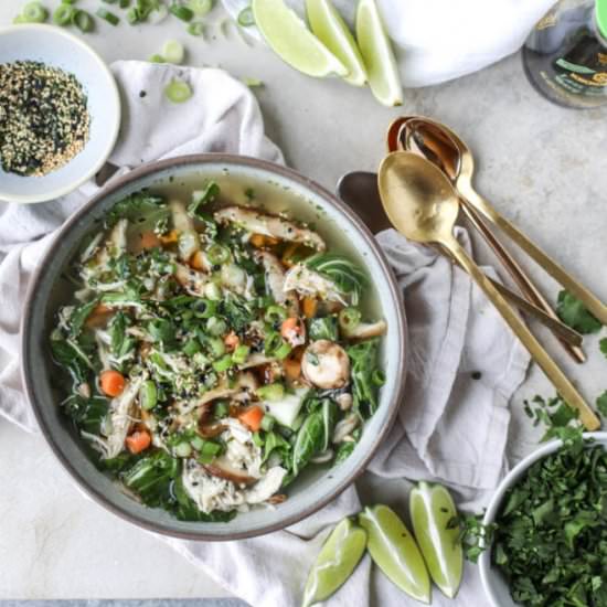 30 Minute Asian Chicken Soup