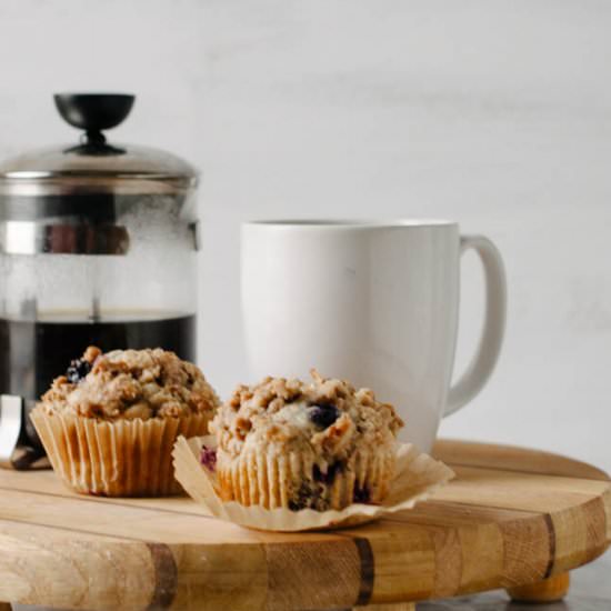 Vegan Blueberry Muffins