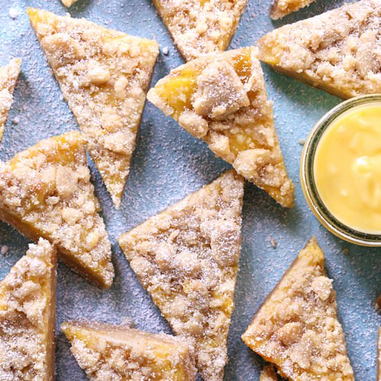 Meyer Lemon Crumb Bars