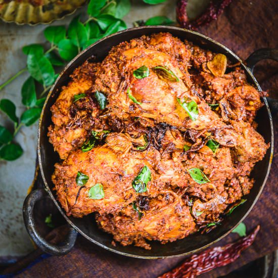 Mangalorean Chicken Sukka