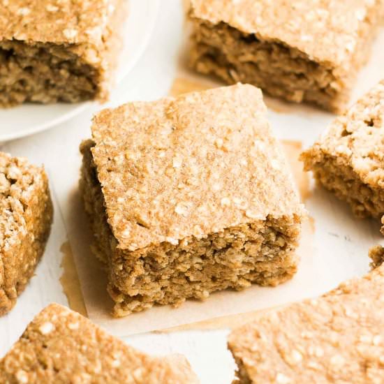 Healthy Banana Oatmeal Snack Cake