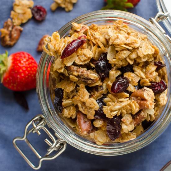 Maple Pecan Cinnamon Granola