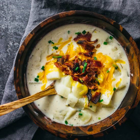 Creamy potato soup