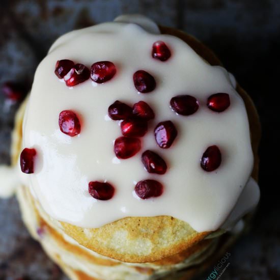 Pomegranate Orange Pancakes