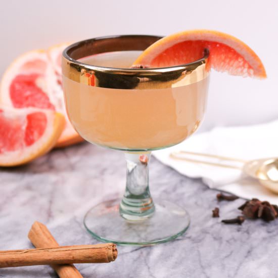 Spiced Grapefruit Cocktail