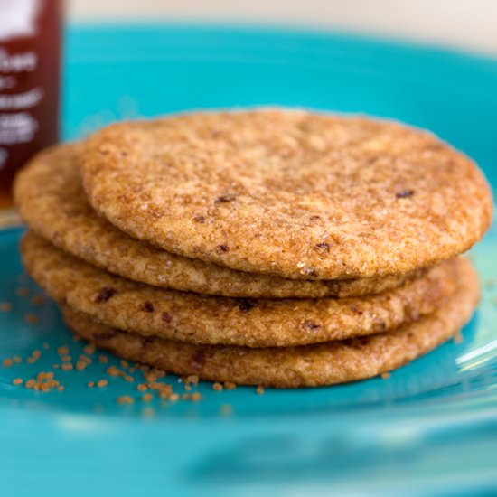 Salted Maple Latte Snickerdoodles
