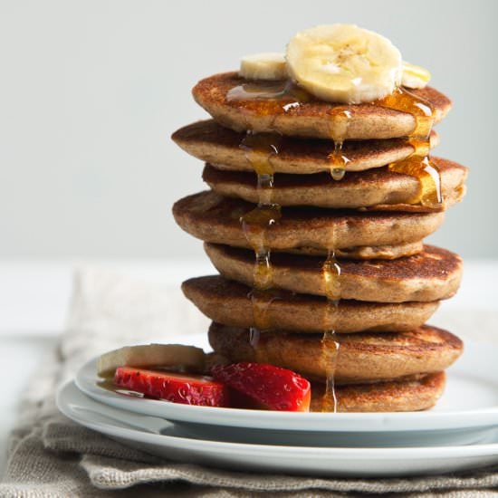 Banana Protein Pancakes