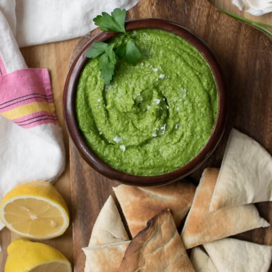 Cannellini and Spinach “Green Dip”