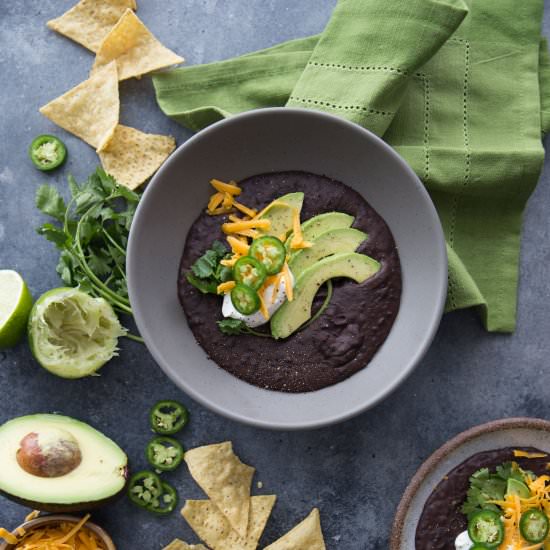20-Minute Black Bean Soup