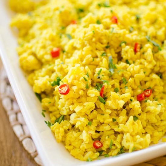 Coconut brown rice