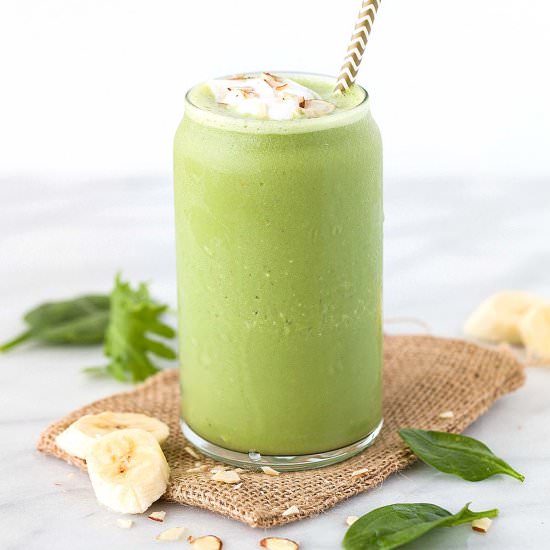 Green Smoothie with Matcha Tea