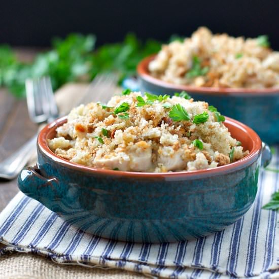Chicken and Stuffing Casserole