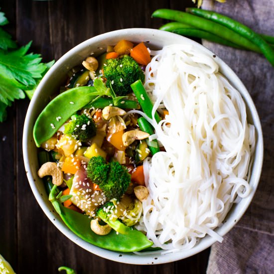 Loaded Vegetable Stir Fry