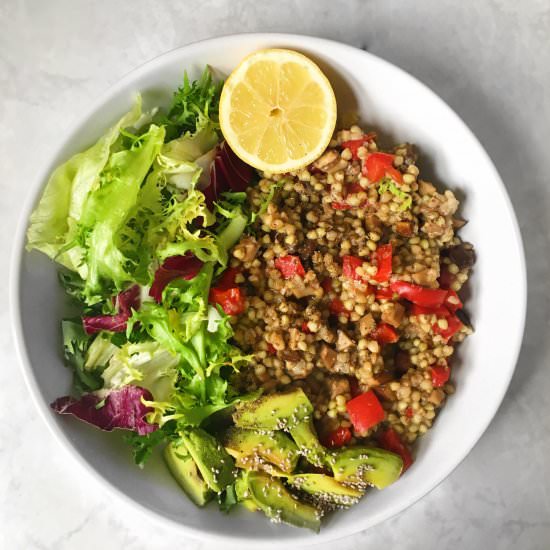VEGETABLE BUCKWHEAT RISOTTO