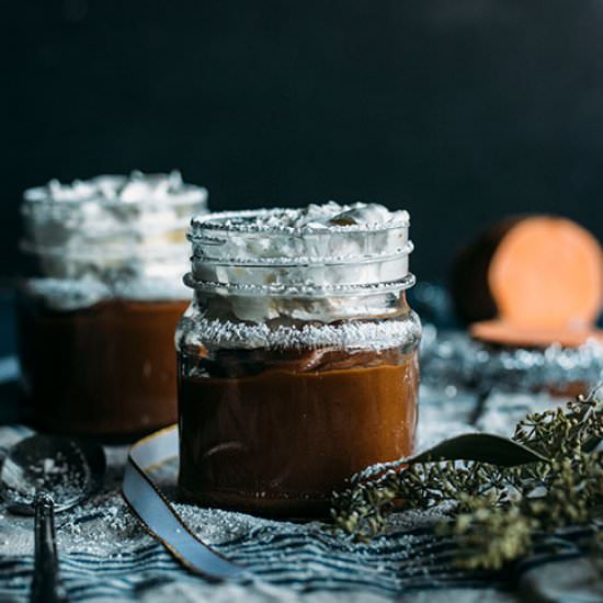 Chocolate Sweet Potato Pudding