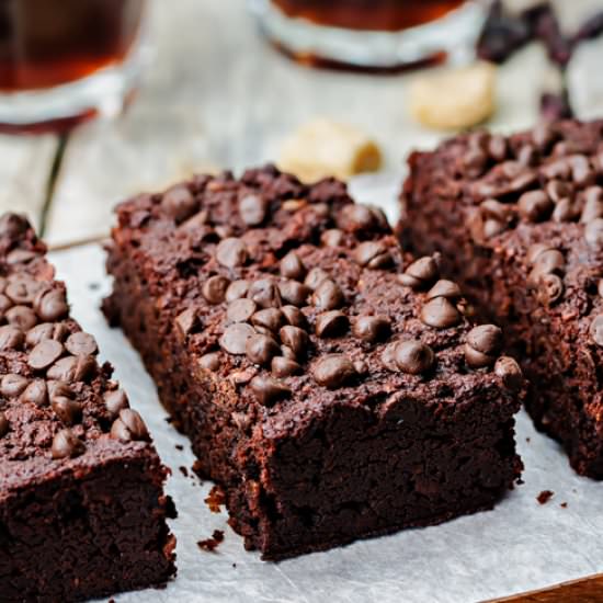 Skinny Double Chocolate Brownies