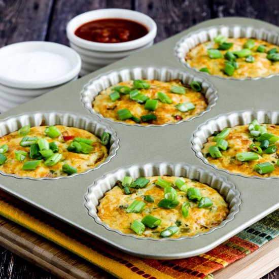 Southwest Crustless Breakfast Tarts