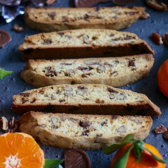 Chocolate and Orange Biscotti