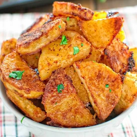 PARMESAN CRUSTED POTATOES