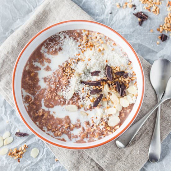 Choco-Coco Overnight Oats