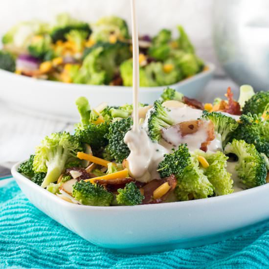 Broccoli & Bacon Salad with Cheese