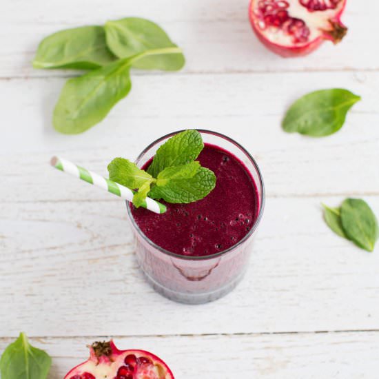 Pomegranate + Beet Smoothie